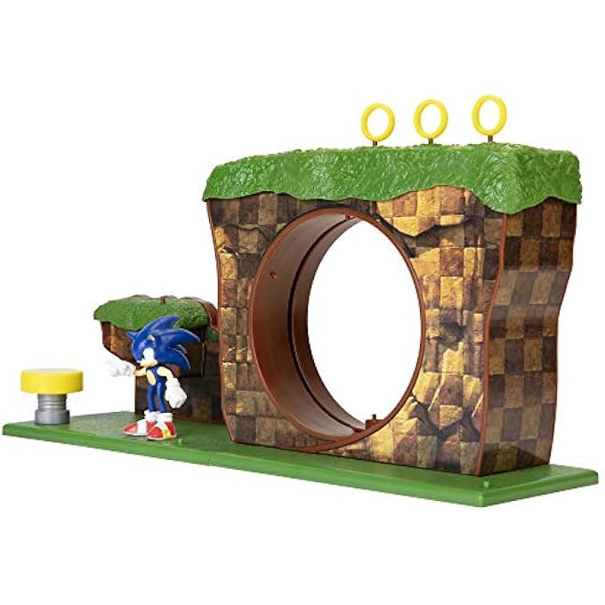 STRBOXONG GREEN HILL ZONE PLAYSET WITH 2.5" SONIC ACTION FIGURE - Image 4